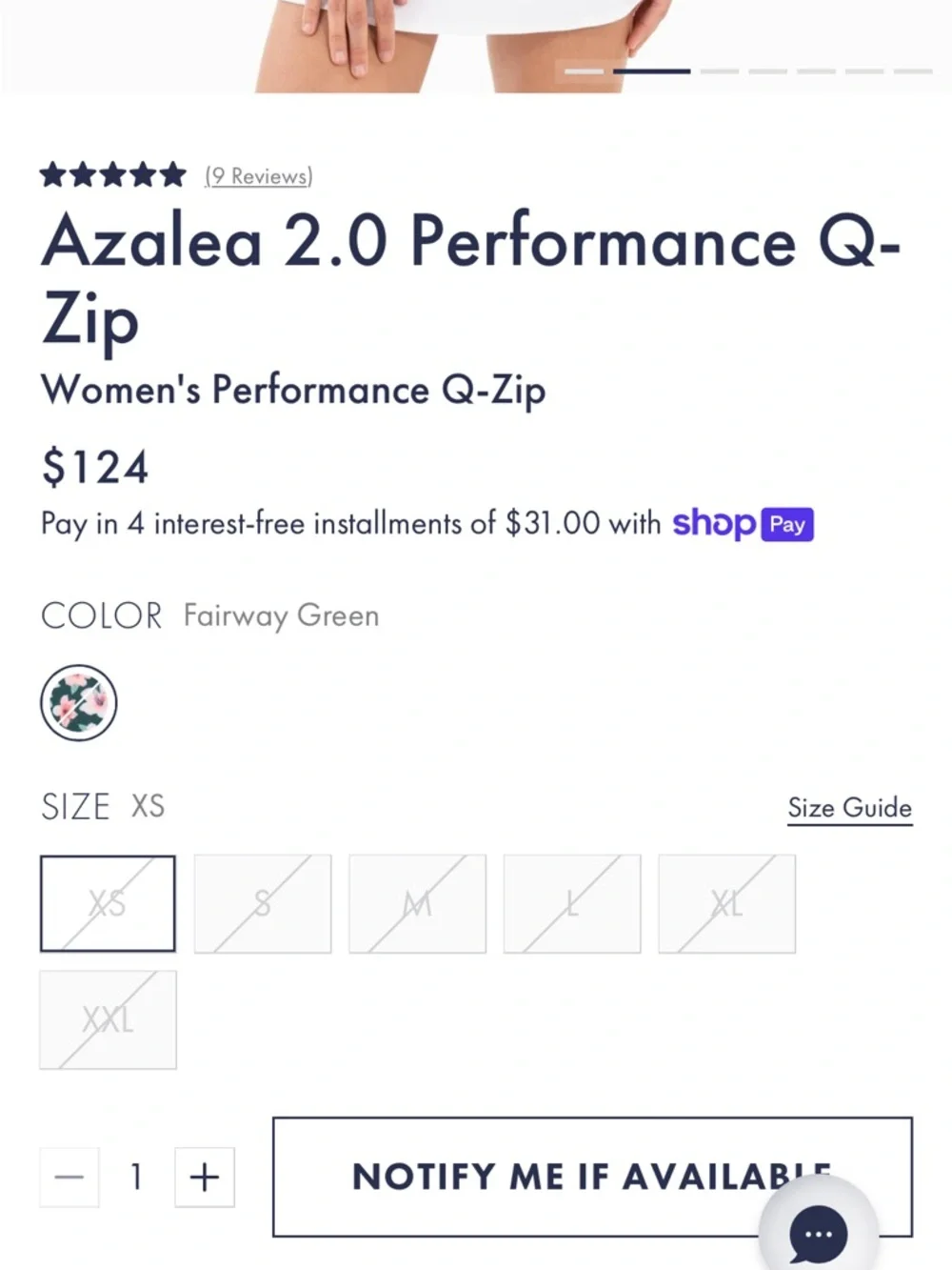 Like New! Rhoback Performance Q-Zip Rare Azaela Design! - Picture 9 of 10